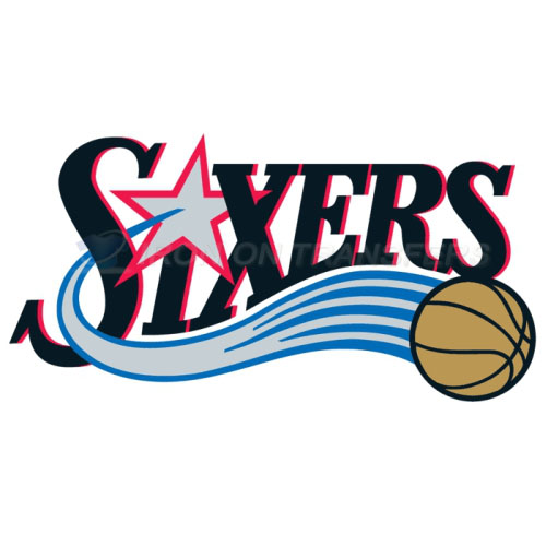 Philadelphia 76ers Iron-on Stickers (Heat Transfers)NO.1151